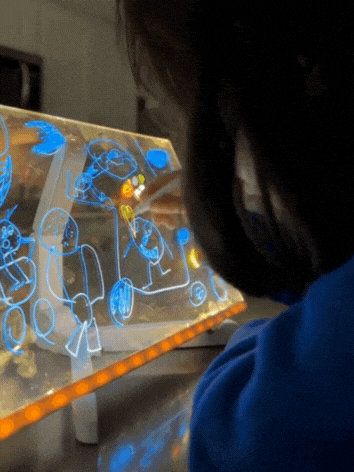 LumiGlow Kids LED Artboard