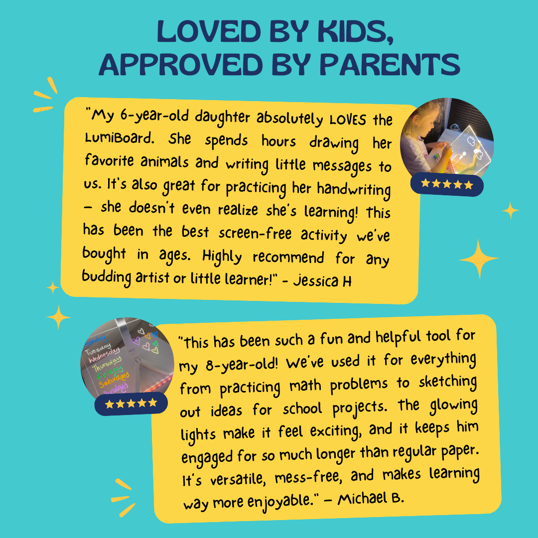 LumiGlow Kids LED Artboard