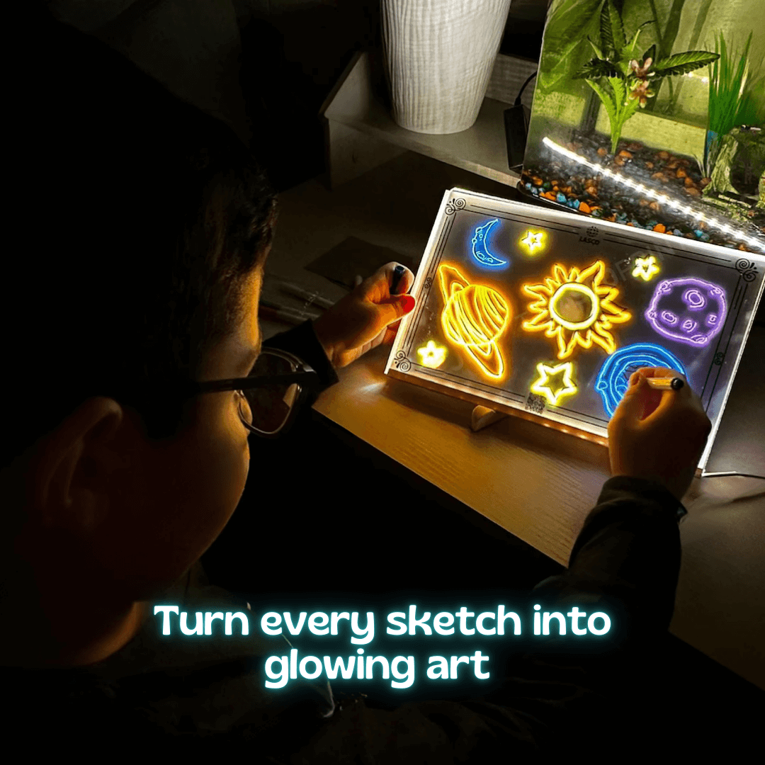 LumiGlow Kids LED Artboard